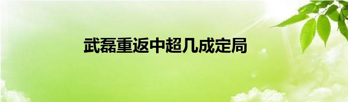 武磊重返中超幾成定局