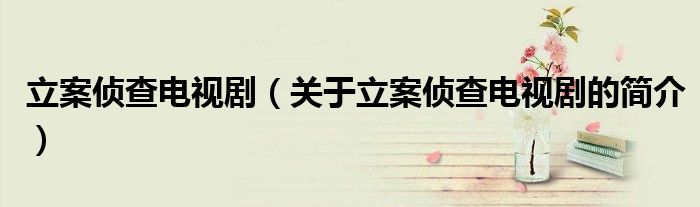 立案?jìng)刹殡娨晞。P(guān)于立案?jìng)刹殡娨晞〉暮?jiǎn)介）