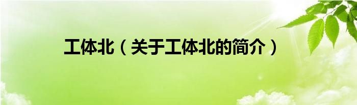 工體北（關(guān)于工體北的簡介）