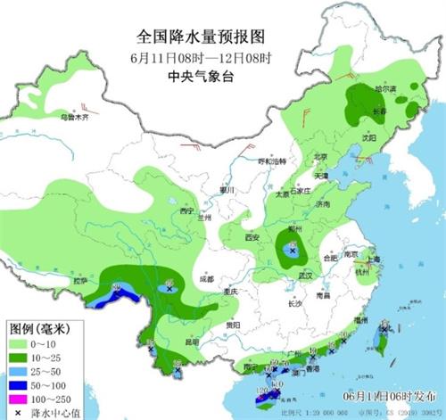 華南等地持續(xù)強(qiáng)降雨，強(qiáng)對(duì)流天氣藍(lán)色預(yù)警發(fā)布